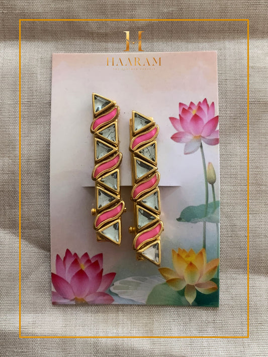 Handcrafted Alligator Clip by Haaram by Yashh — elegant and functional hair accessory.