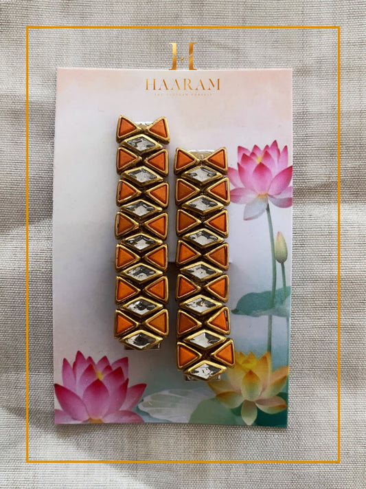 Handcrafted Alligator Clip by Haaram by Yashh — elegant and functional hair accessory.