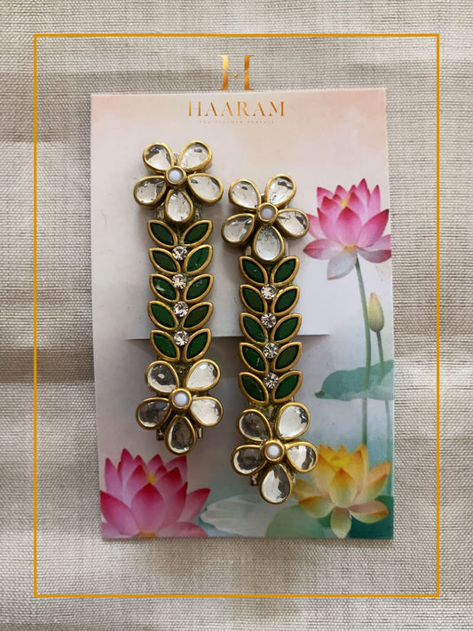 Handcrafted Alligator Clip by Haaram by Yashh — elegant and functional hair accessory.
