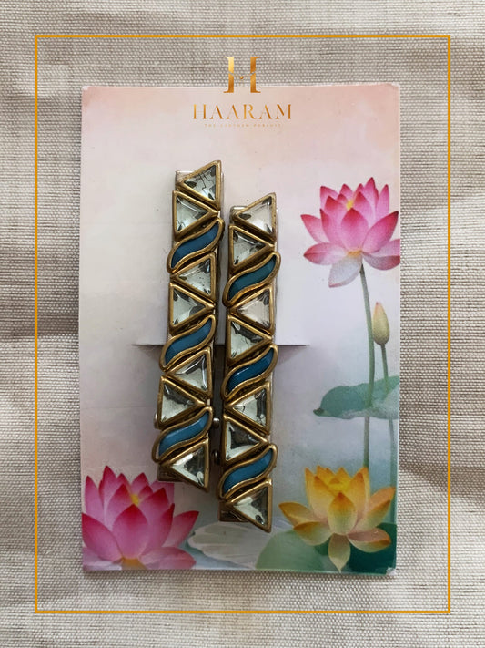 Handcrafted Alligator Clip by Haaram by Yashh — elegant and functional hair accessory.
