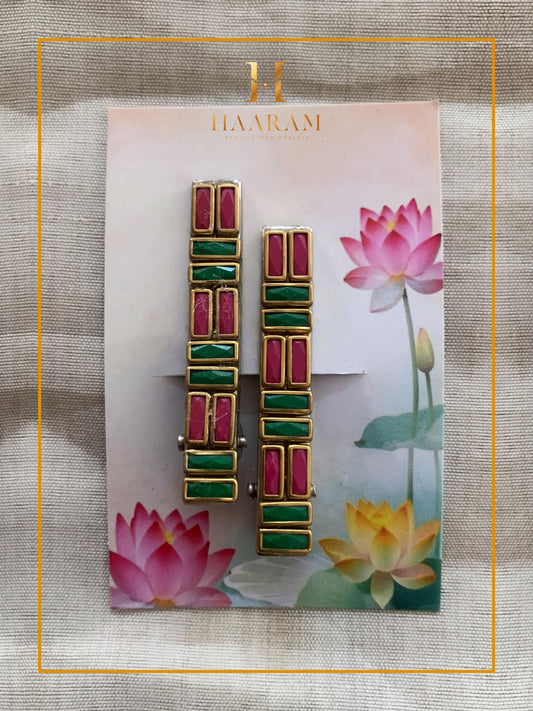 Handcrafted Alligator Clip by Haaram by Yashh — elegant and functional hair accessory.