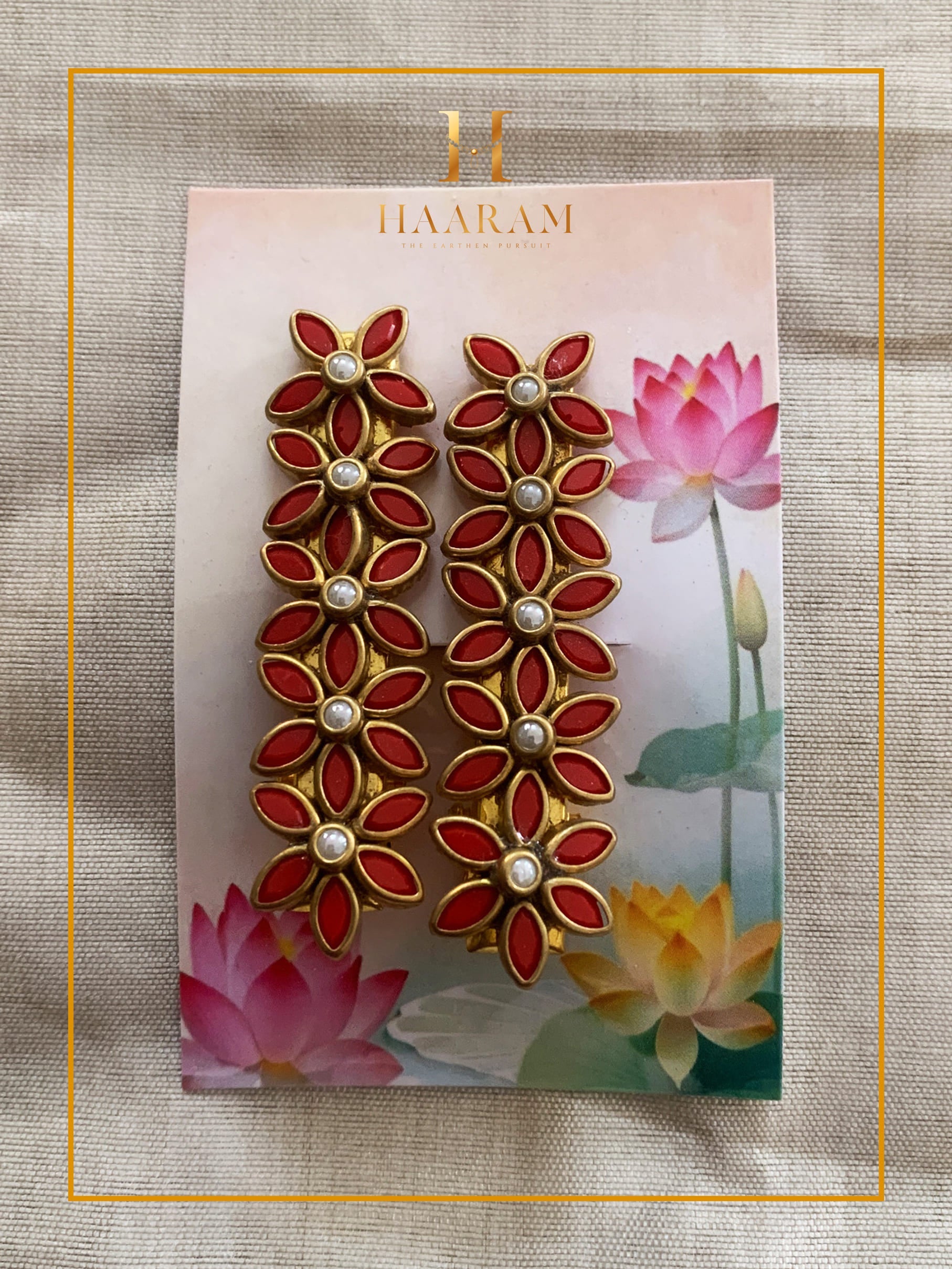Handcrafted Alligator Clip by Haaram by Yashh โ elegant and functional hair accessory.