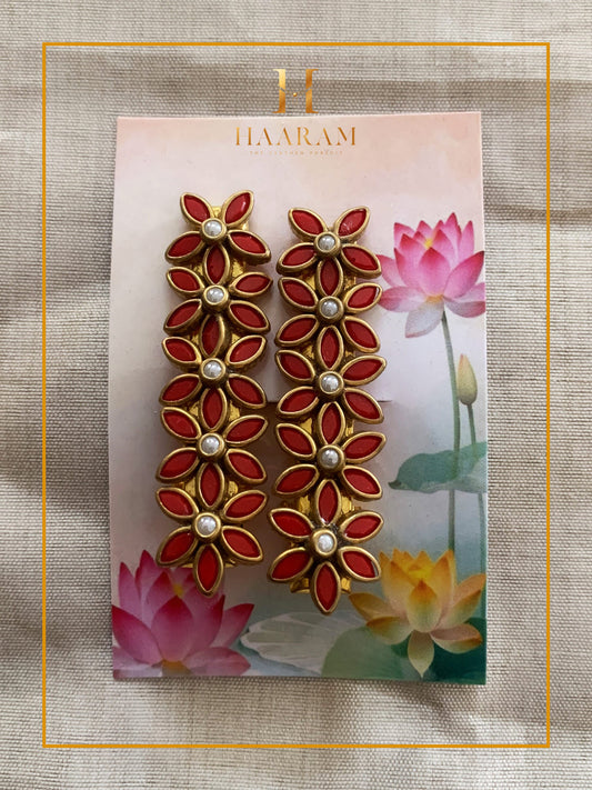 Handcrafted Alligator Clip by Haaram by Yashh — elegant and functional hair accessory.