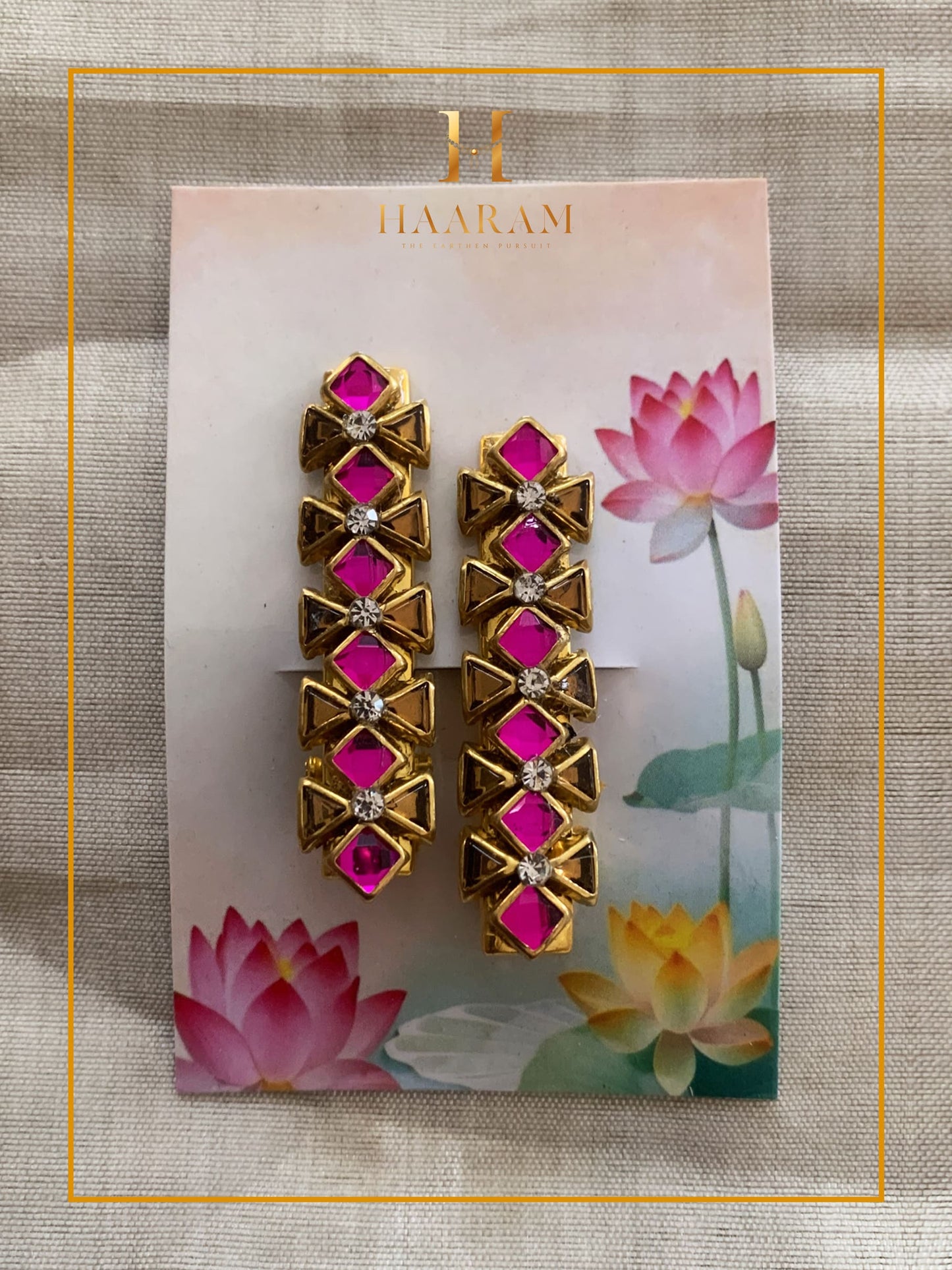 Handcrafted Alligator Clip by Haaram by Yashh β elegant and functional hair accessory.