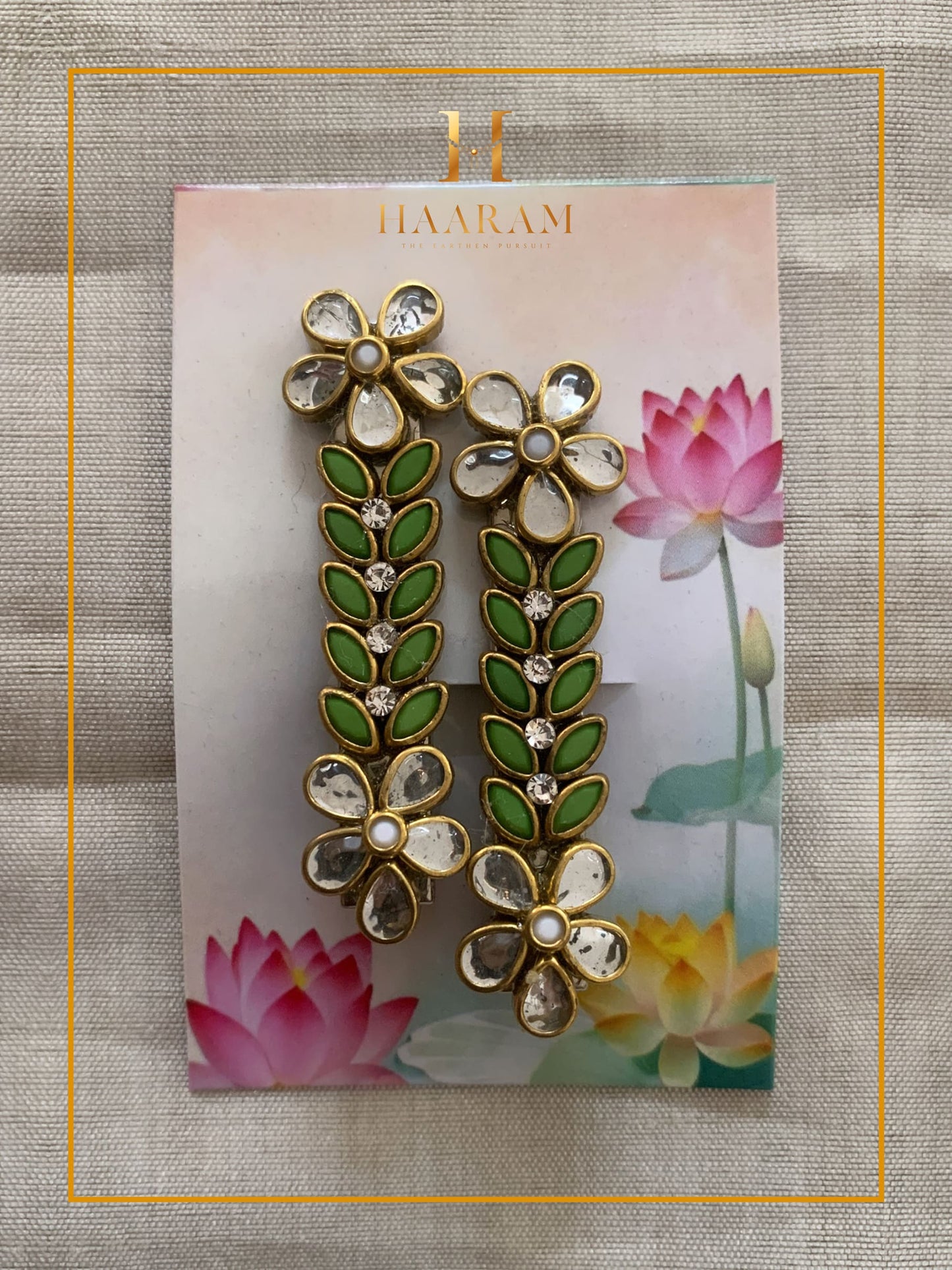 Handcrafted Alligator Clip by Haaram by Yashh β elegant and functional hair accessory.