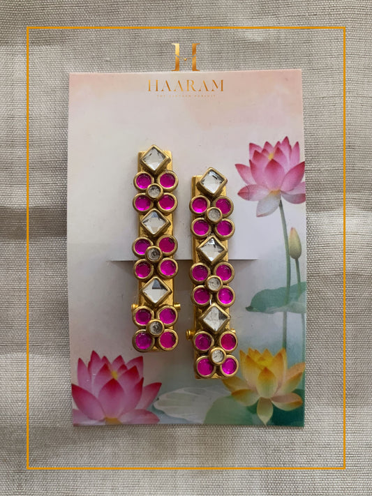 Handcrafted Alligator Clip by Haaram by Yashh — elegant and functional hair accessory.