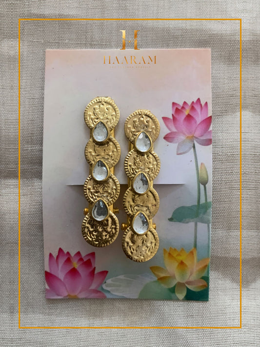 Handcrafted Alligator Clip by Haaram by Yashh — elegant and functional hair accessory.