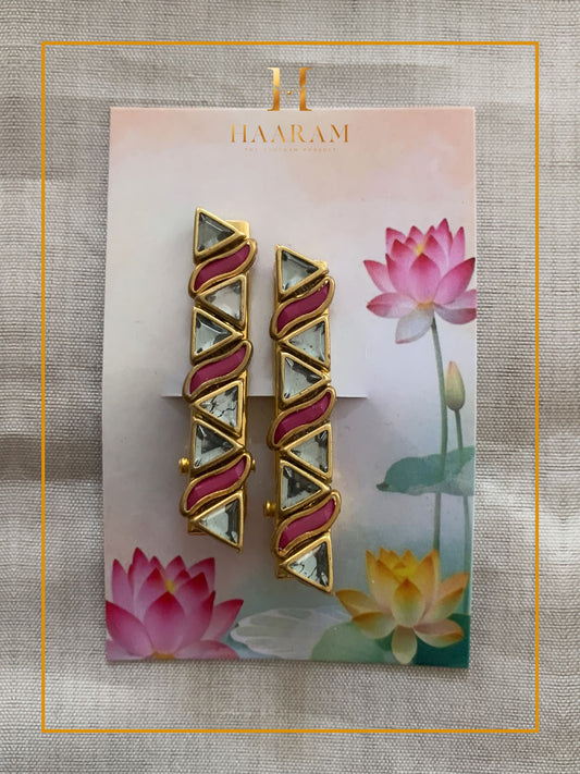 Handcrafted Alligator Clip by Haaram by Yashh — elegant and functional hair accessory.