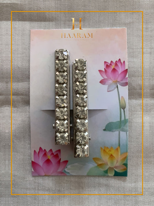 Handcrafted Alligator Clip by Haaram by Yashh — elegant and functional hair accessory.