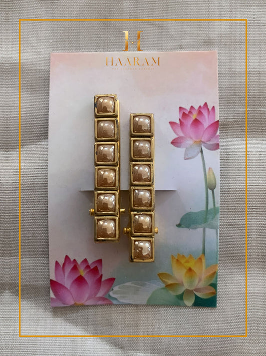 Handcrafted Alligator Clip by Haaram by Yashh — elegant and functional hair accessory.