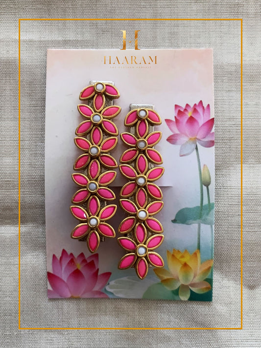 Handcrafted Alligator Clip by Haaram by Yashh — elegant and functional hair accessory.
