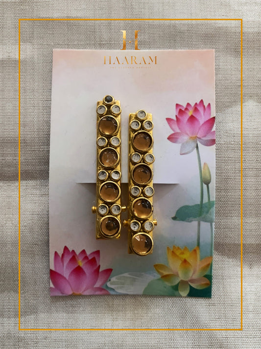 Handcrafted Alligator Clip by Haaram by Yashh — elegant and functional hair accessory.