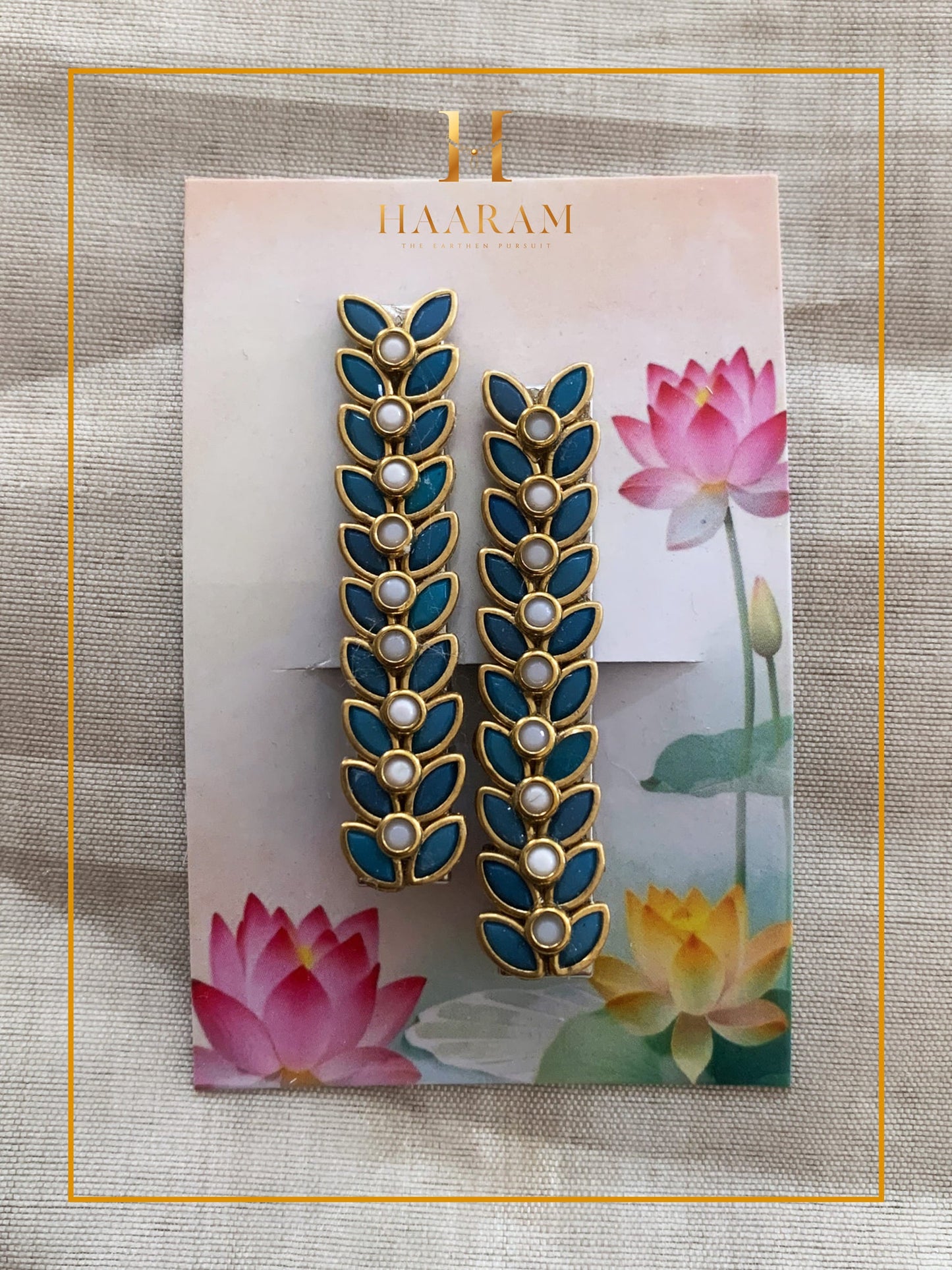 Handcrafted Alligator Clip by Haaram by Yashh β elegant and functional hair accessory.