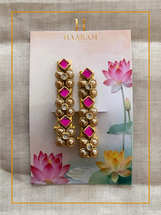 Handcrafted Alligator Clip by Haaram by Yashh — elegant and functional hair accessory.