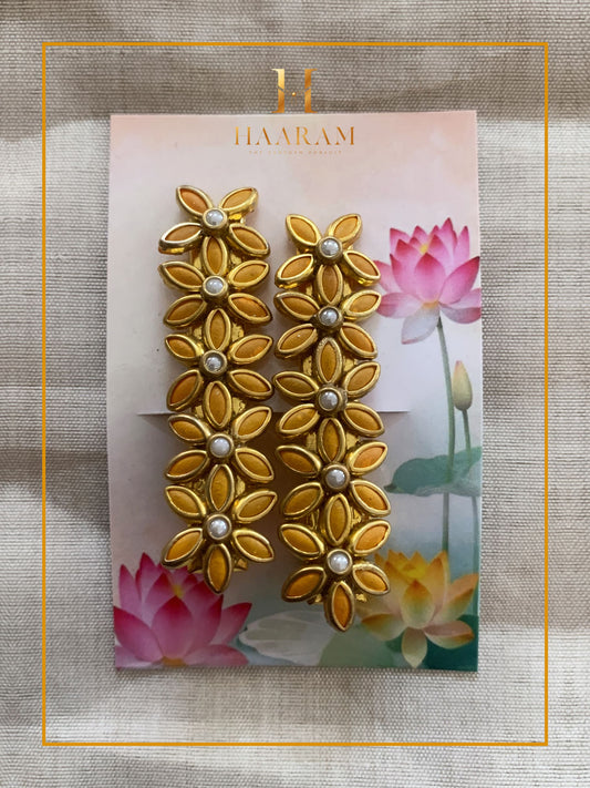 Handcrafted Alligator Clip by Haaram by Yashh — elegant and functional hair accessory.