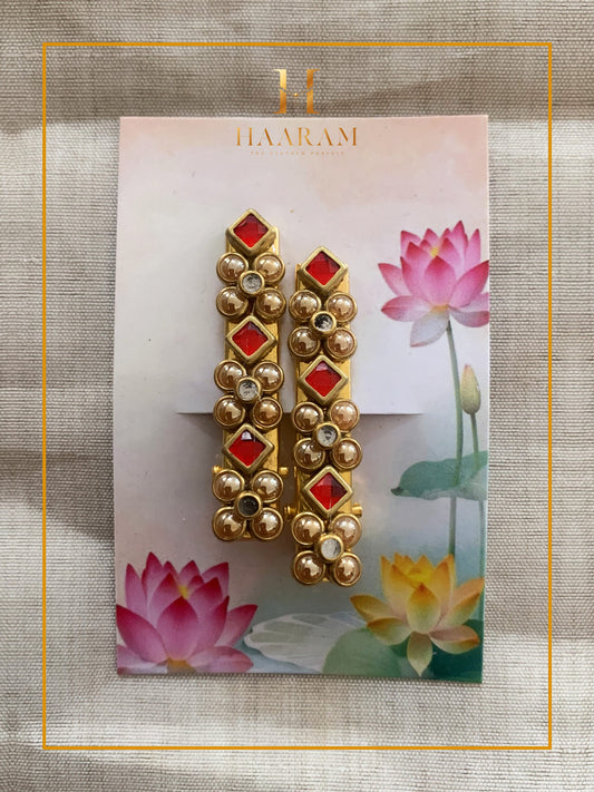 Handcrafted Alligator Clip by Haaram by Yashh — elegant and functional hair accessory.