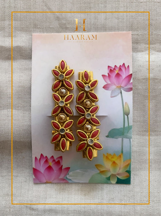 Handcrafted Alligator Clip by Haaram by Yashh — elegant and functional hair accessory.