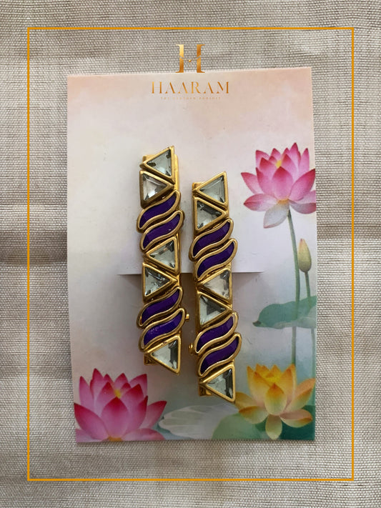 Handcrafted Alligator Clip by Haaram by Yashh — elegant and functional hair accessory.