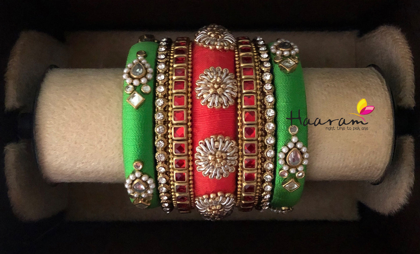 Raw Silk Bangles BR0082