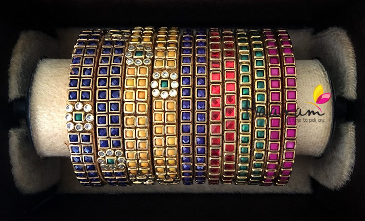 Silk Thread Bangles BS0153