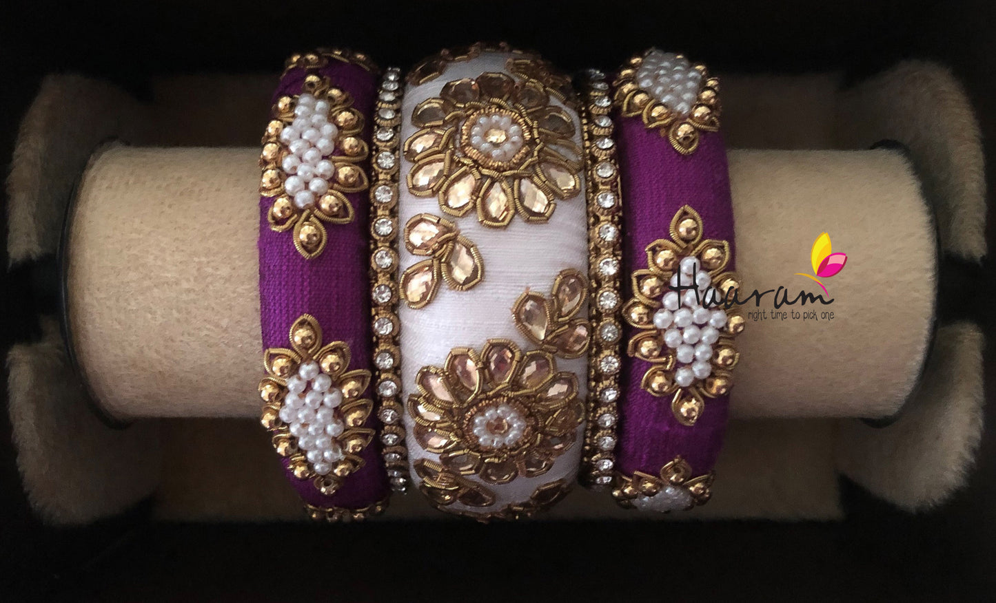 Raw Silk Bangles BR0005