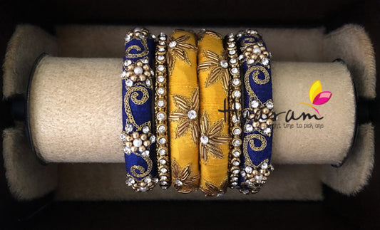 Raw Silk Bangles BR0011