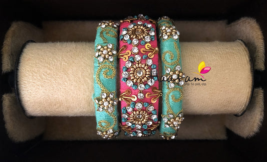 Raw Silk Bangles BR0012