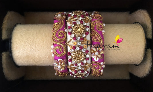 Raw Silk Bangles BR0013