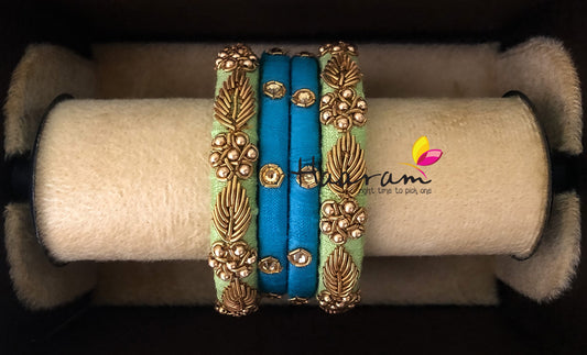 Raw Silk Bangles BR0133