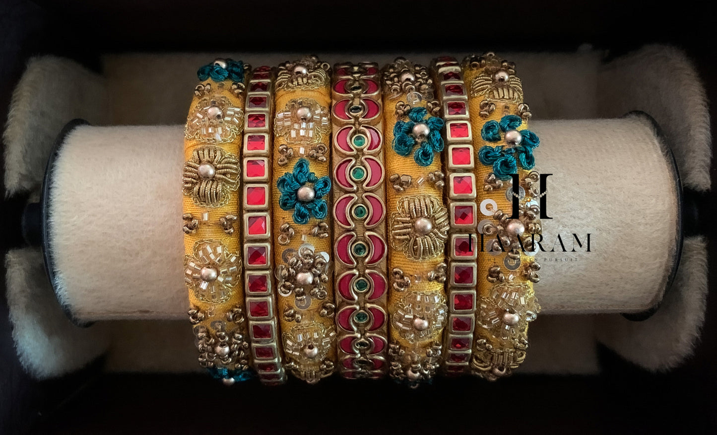 Raw Silk Bangles BR0189