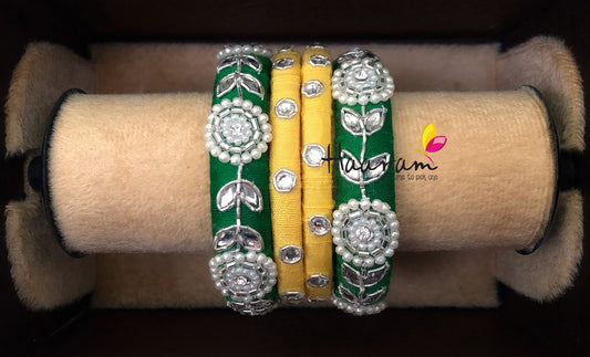 Raw Silk Bangles BR0022