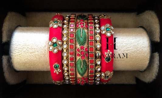 Raw Silk Bangles BR0025