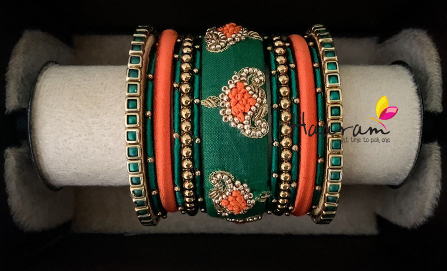 Raw Silk Bangles BR0034