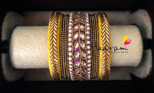 Raw Silk Bangles BR0038