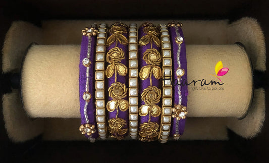 Raw Silk Bangles BR0063