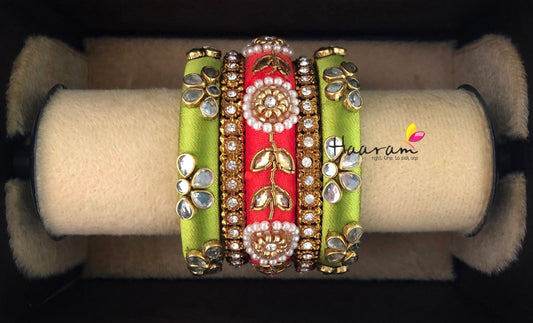 Raw Silk Bangles BR0081