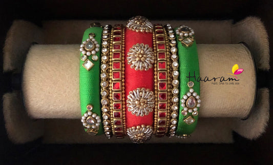 Raw Silk Bangles BR0082