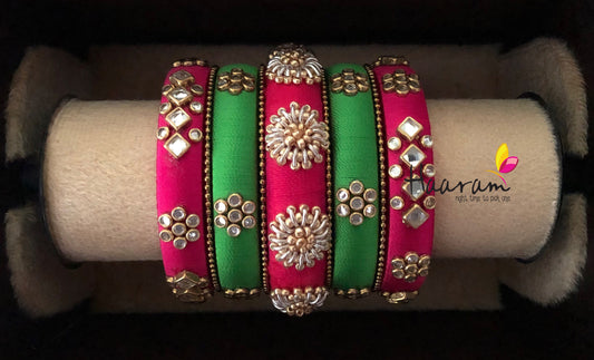 Raw Silk Bangles BR0087