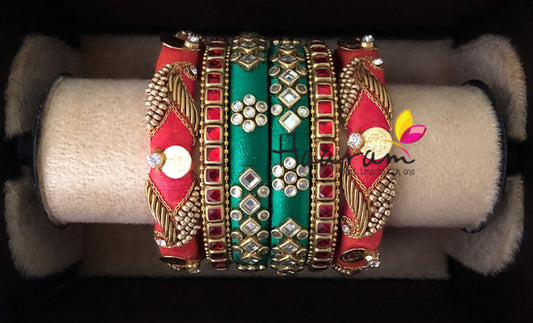 Raw Silk Bangles BR0108