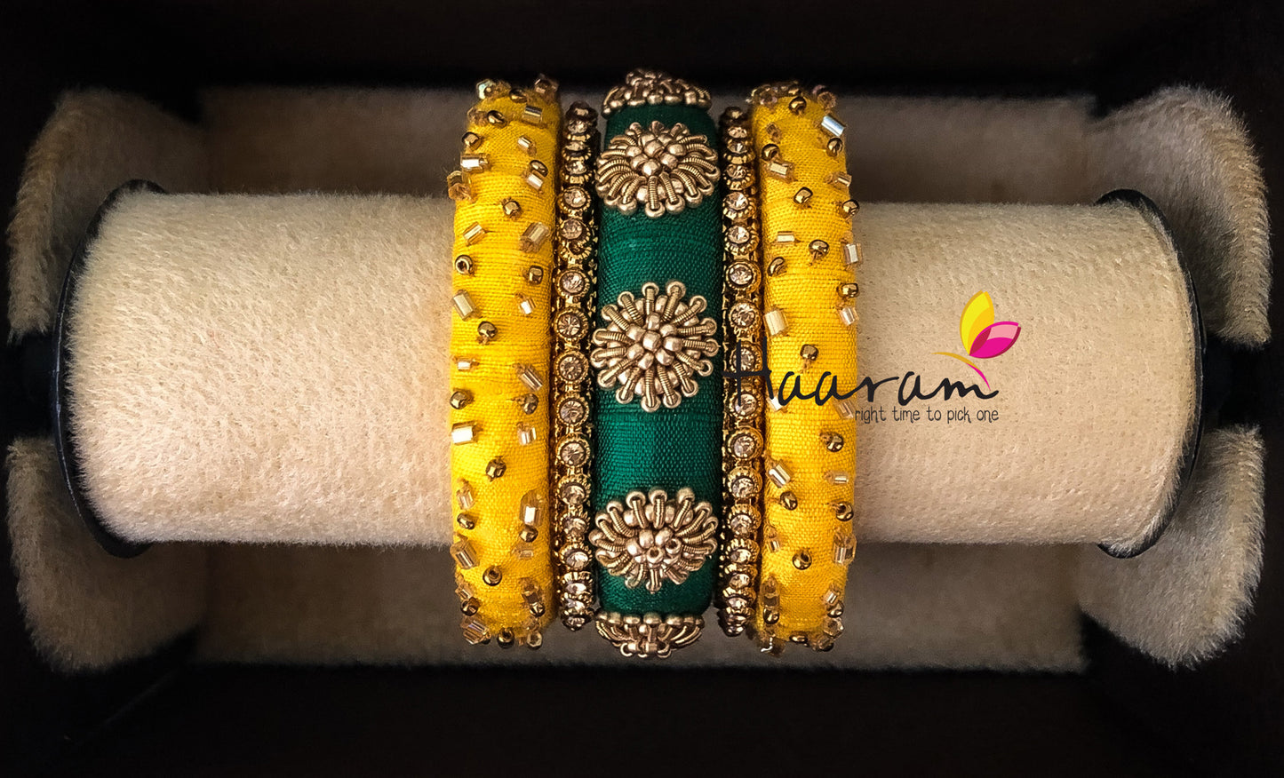 Raw Silk Bangles BR0124