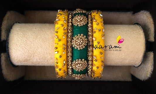 Raw Silk Bangles BR0124