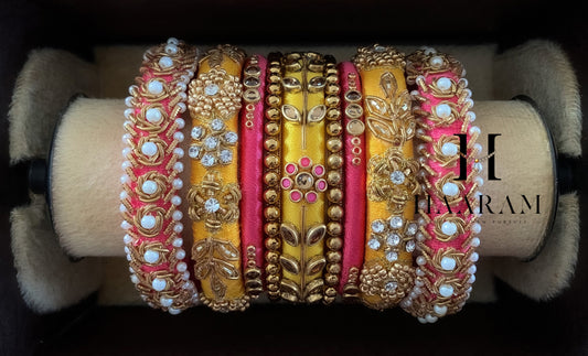 Raw Silk Bangles BR0157