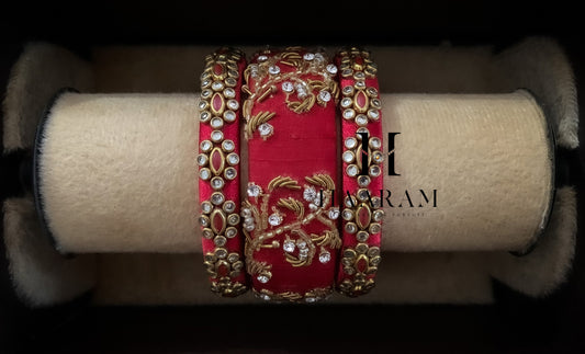 Raw Silk Bangles BR0163