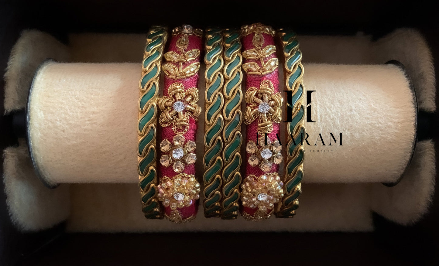 Raw Silk Bangles BR0174