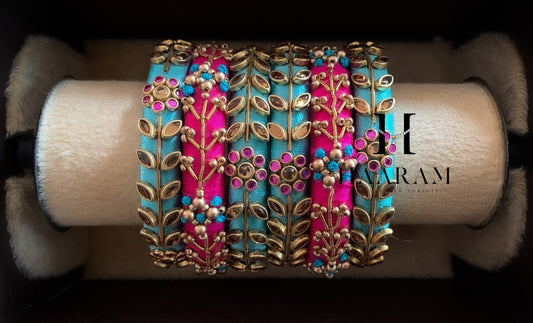 Raw Silk Bangles BR0176