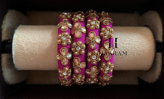 Raw Silk Bangles BR0181