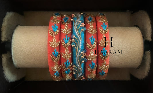 Raw Silk Bangles BR0187