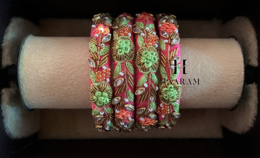 Raw Silk Bangles BR0195