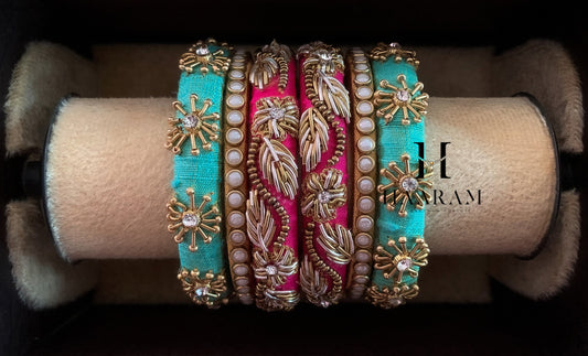 Raw Silk Bangles BR0197