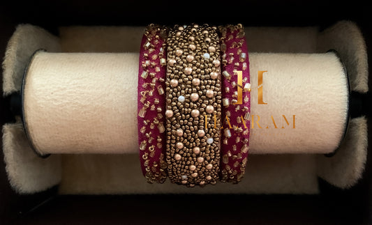 Raw Silk Bangles BR0207